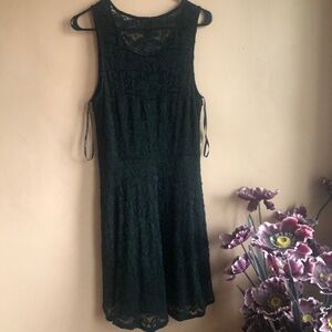 Material Girl Caviar Black Dress